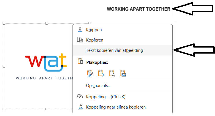Tekst Kopieren van Afbeelding met OneNote