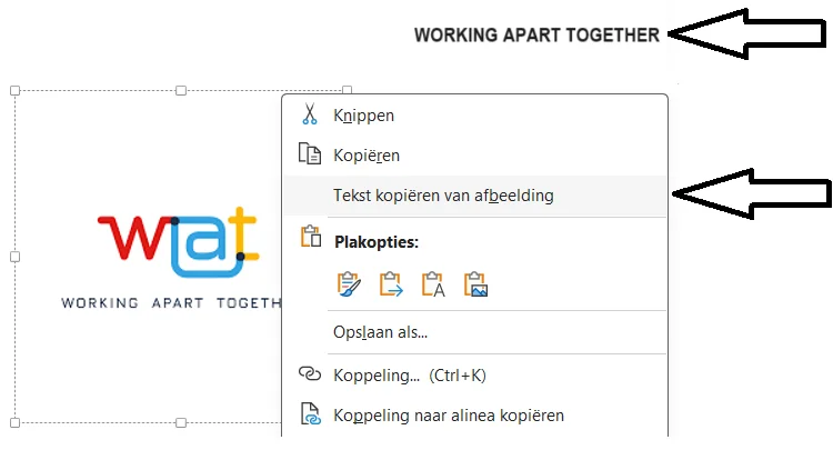 Tekst Kopieren van Afbeelding met OneNote